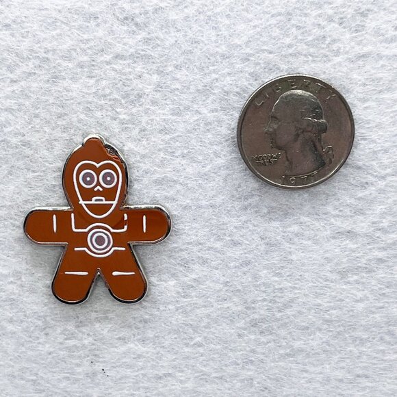 🔮 5/$25 Star Wars Disney Gingerbread Mystery Collection C-3PO Pin - Picture 2 of 3